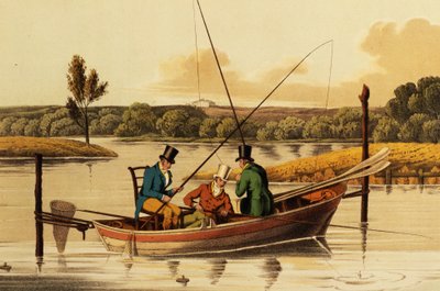 Fishing in a Punt by Henry Thomas Alken